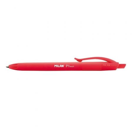 Milan Bolígrafo P1 Touch Retráctil Rojo (Set de 25) Milan Bolígrafo P1 Touch Retráctil Rojo (Set de 25)